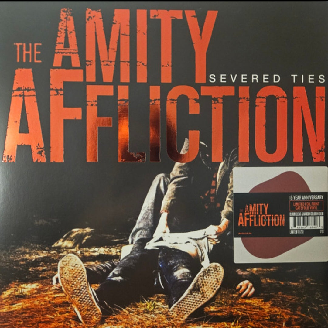 THE AMITY AFFLICTION : SEVERED TIES LTD 15TH ANNIVERSARY LP 180G MAROON IN CLEAR VINYL