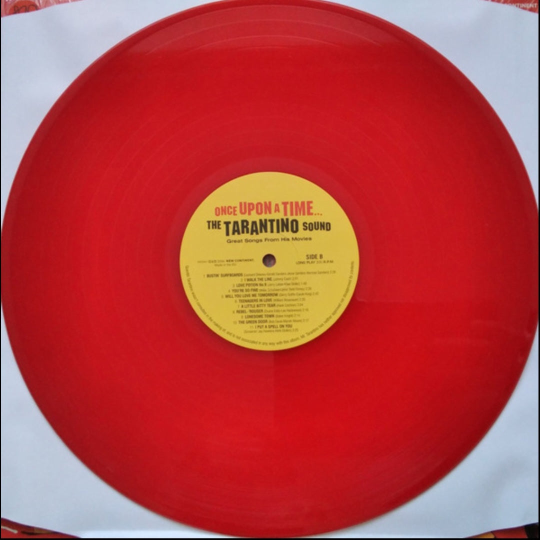VARIOUS ARTISTS : ONCE UPON A TIME ... THE TARANTINO SOUND LTD LP 180G RED VINYL