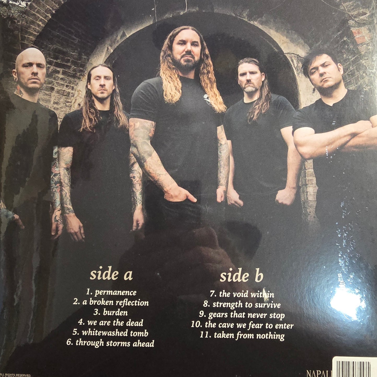 AS I LAY DYING : THROUGH STORMS AHEAD LTD LP 180G CLEAR VINYL