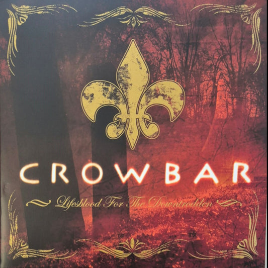 CROWBAR : LIFESBLOOD FOR THE DOWNTRODDEN LTD 2LP 180G RED BLACK INKSPOT VINYL