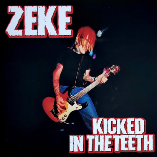 ZEKE : KICKED IN THE TEETH LTD NUMBERED LP 180G RED BLACK MARBLED VINYL