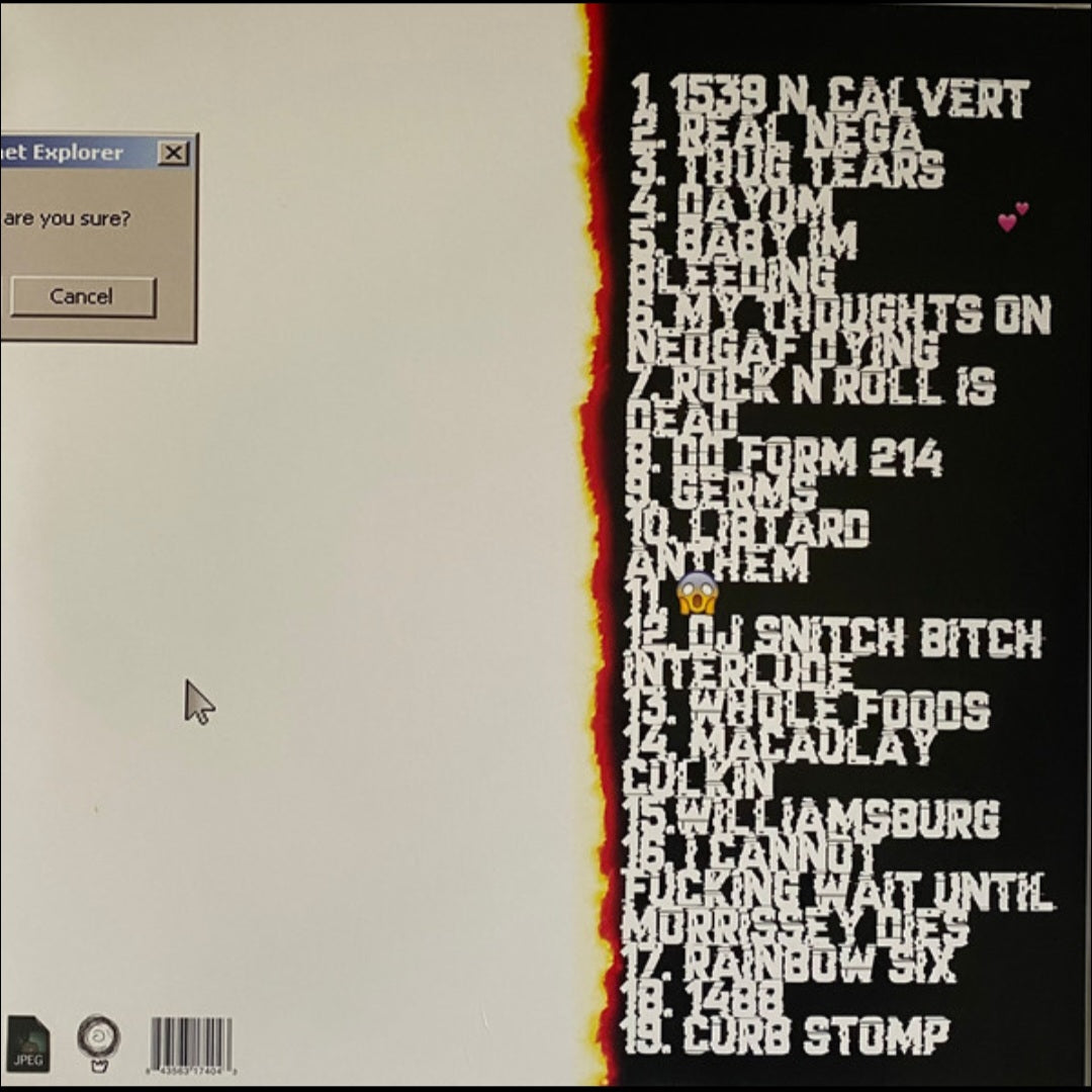 JPEGMAFIA : VETERAN LTD LP 180G CLEAR VINYL