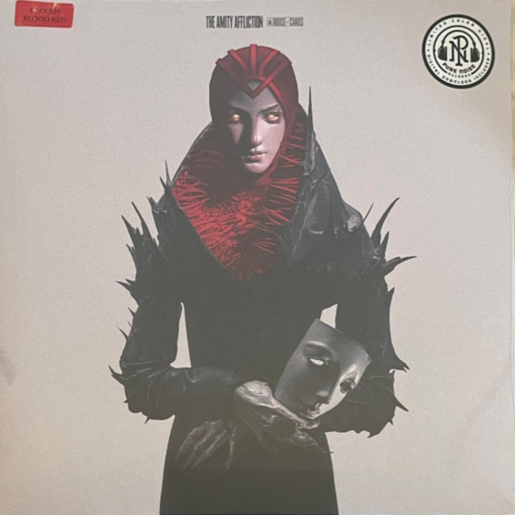 THE AMITY AFFLICTION : HOUSE OF CARDS LTD LP 180G CLOUDY BLOOD RED VINYL