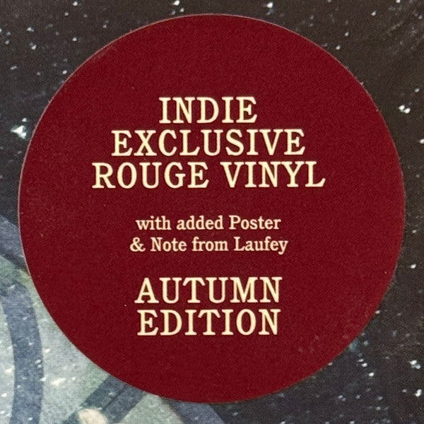 LAUFEY : A MATTER OF TIME LTD LP 180G AUTUMN EDITION ROUGE COLOURED VINYL WITH POSTER