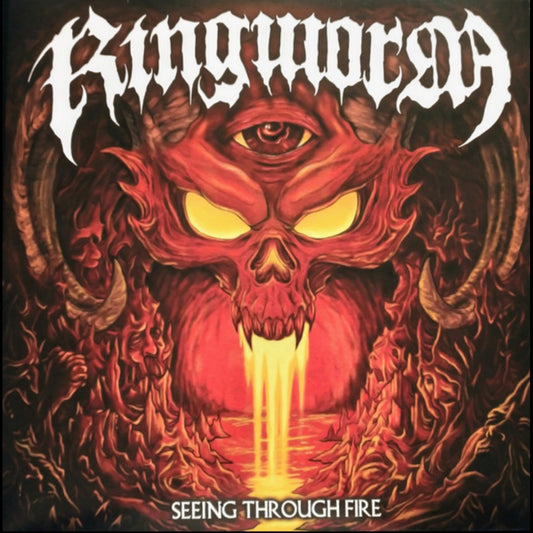 RINGWORM : SEEING THROUGH FIRE LTD LP 180G RED MAGENTA SPLATTER VINYL