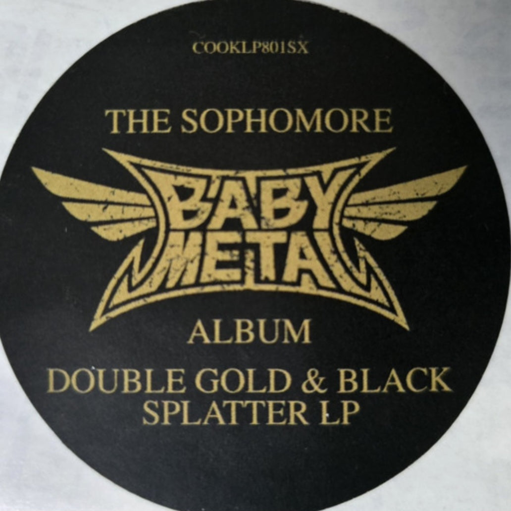 BABY METAL : METAL RESISTANCE LTD LP 180G GOLD BLACK SPLATTER VINYL