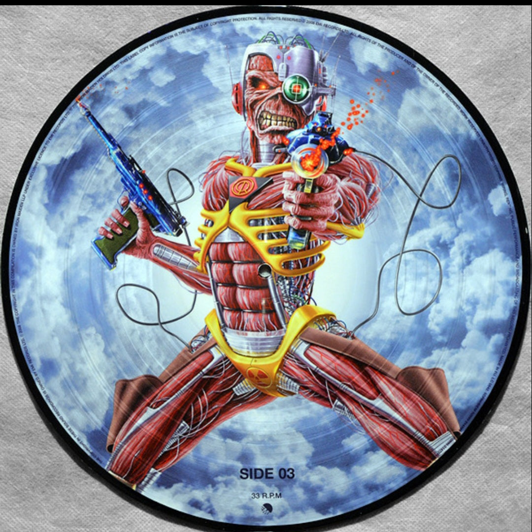 IRON MAIDEN : SOMEWHERE BACK IN TIME THE BEST OF 1980-1989 LTD 2LP 180G PICTURE DISC