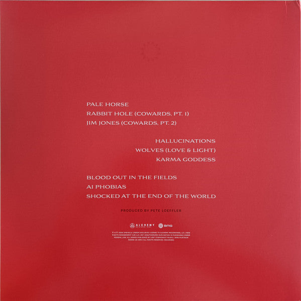 CHEVELLE : BRIGHT AS BLASPHEMY LTD LP 180G RUBY CLEAR BLACK WHITE SPLATTER VINYL