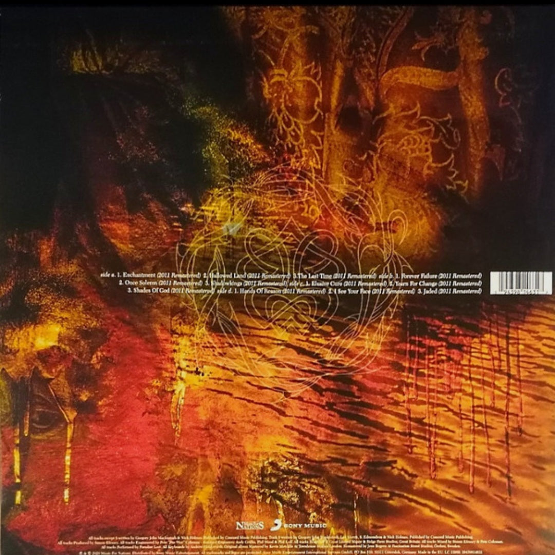 PARADISE LOST : DRACONIAN TIMES LTD 25TH ANNIVERSARY 2LP 180G BLUE VINYL