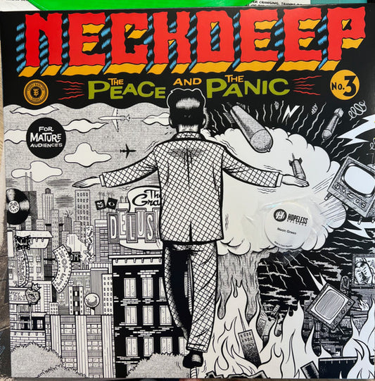 NECKDEEP : THE PEACE AND THE PANIC LTD LP 180G NEON GREEN VINYL
