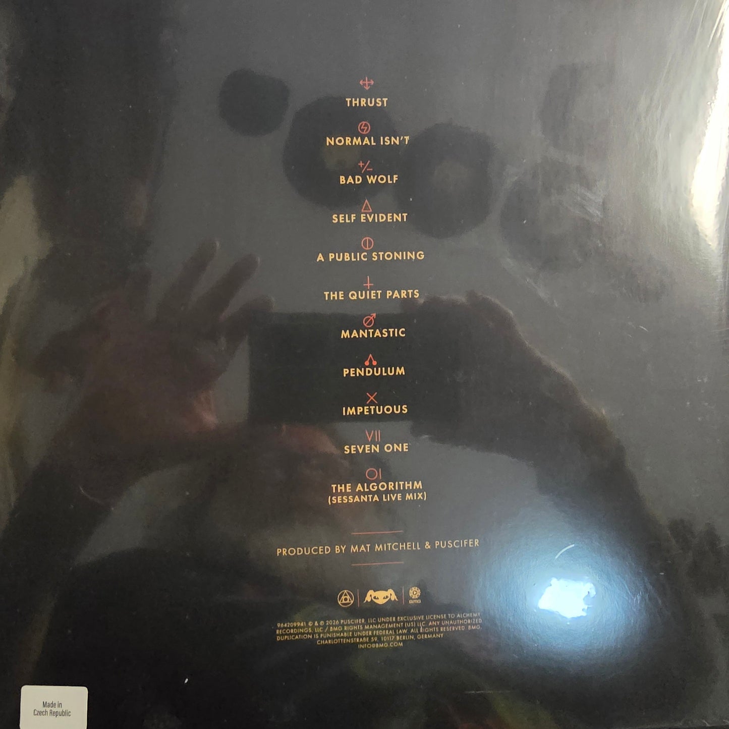 PUSCIFER : NORMAL ISN'T LTD 2LP 180G ORANGE SWIRL VINYL