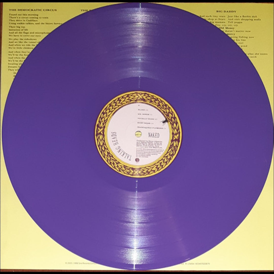 TALKING HEADS : NAKED LTD LP 180G ORCHID VINYL