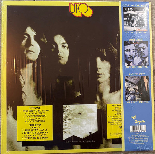 UFO : PHENOMENON LTD LP 180G SKY BLUE VINYL OBI STRIP