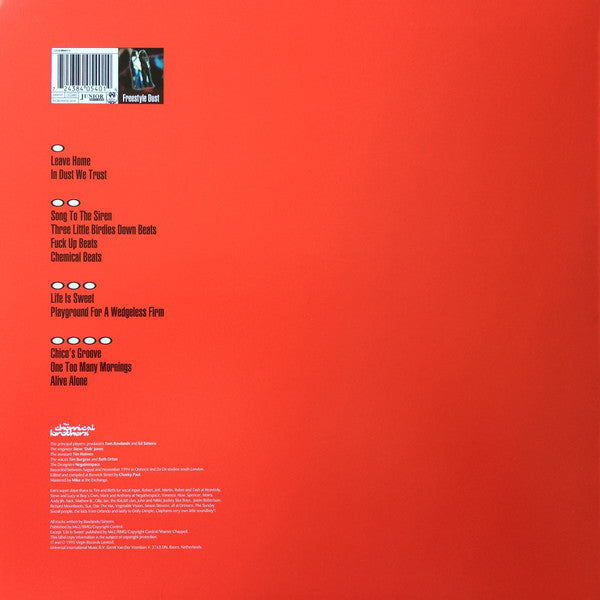 THE CHEMICAL BROTHERS : EXIT PLANET DUST 2LP 180G