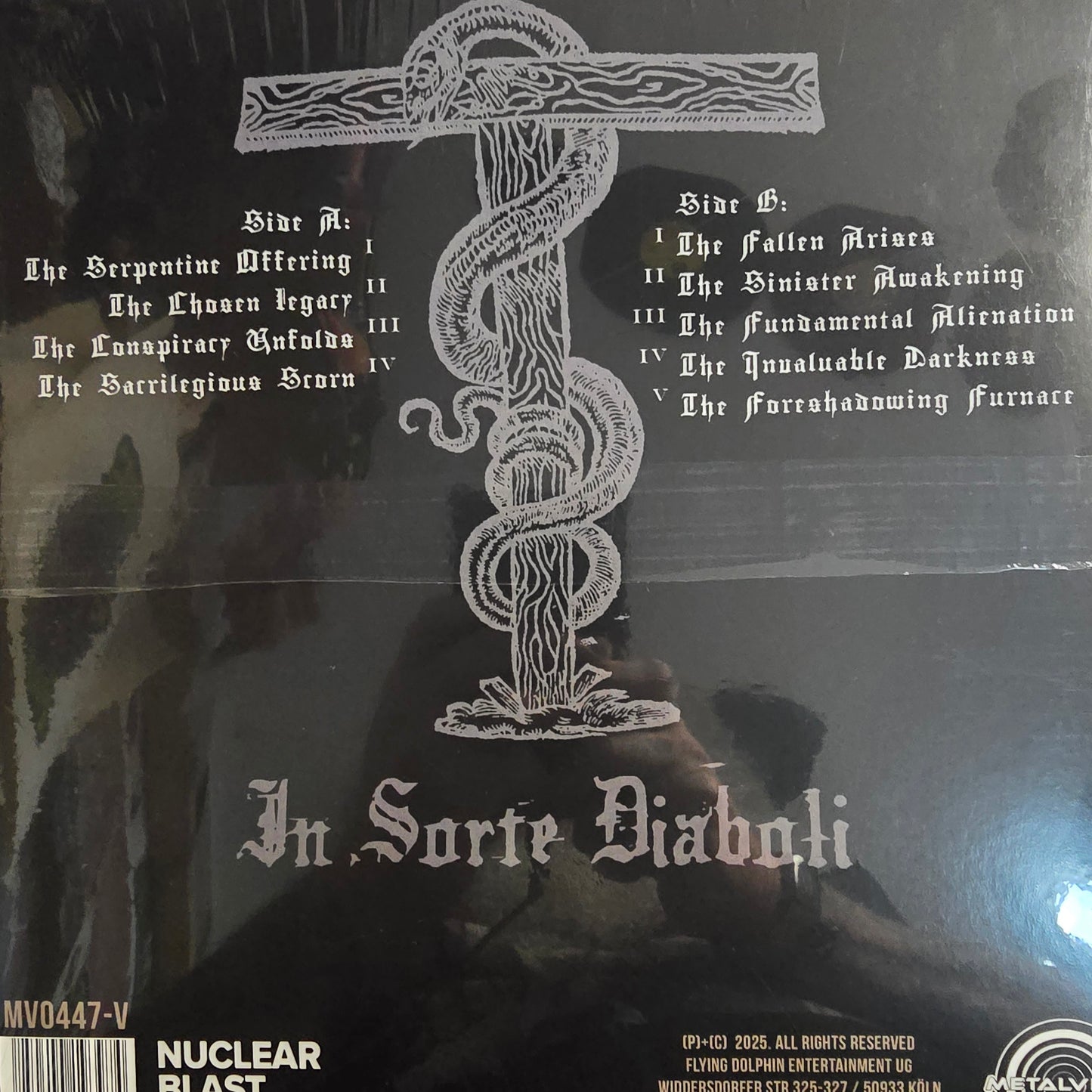 DIMMU BORGIR : IN SORTE DIABOLI LTD LP 180G BLACK WHITE GOLD SPLATTER VINYL