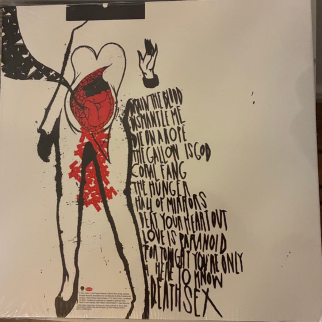 THE DISTILLERS : CORAL FANG LTD RSD LP 180G RED BLACK SPLATTER VINYL