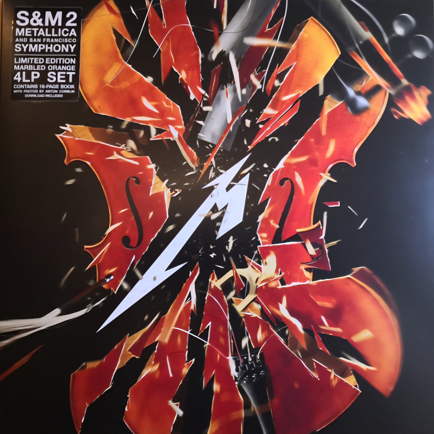 METALLICA : S&M 2 LTD 4LP 180G BOX SET MARBLED ORANGE VINYL