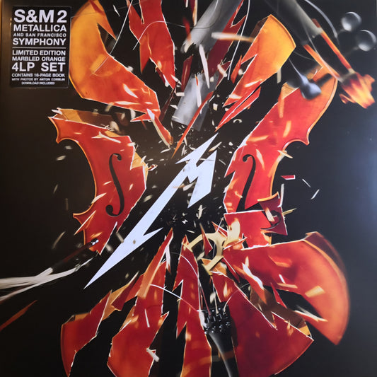 METALLICA : S&M 2 LTD 4LP 180G BOX SET MARBLED ORANGE VINYL
