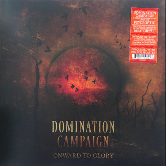 DOMINATION CAMPAIGN : ONWARD TO GLORY LTD LP 180G RED ORANGE SPLATTER VINYL