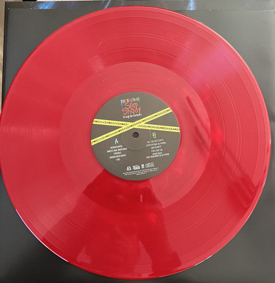 EMINEM : THE DEATH OF SLIM SHADY (COUP DE GRACE) LTD 2LP RED BLUE VINYL