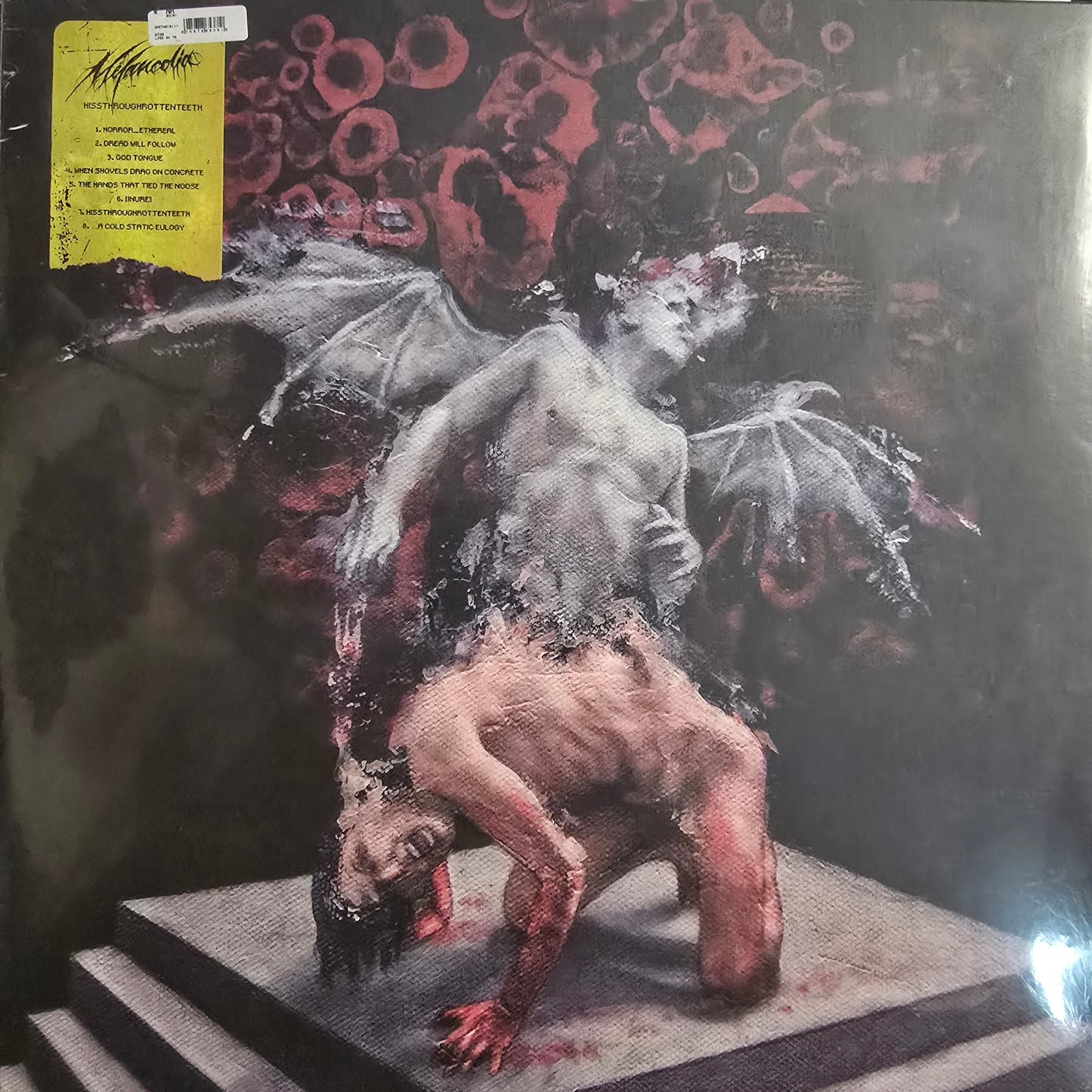 MELANCOLIA : HISS THROUGH ROTTEN TEETH LTD LP 180G BLUE & BLACK GALAXY VINYL