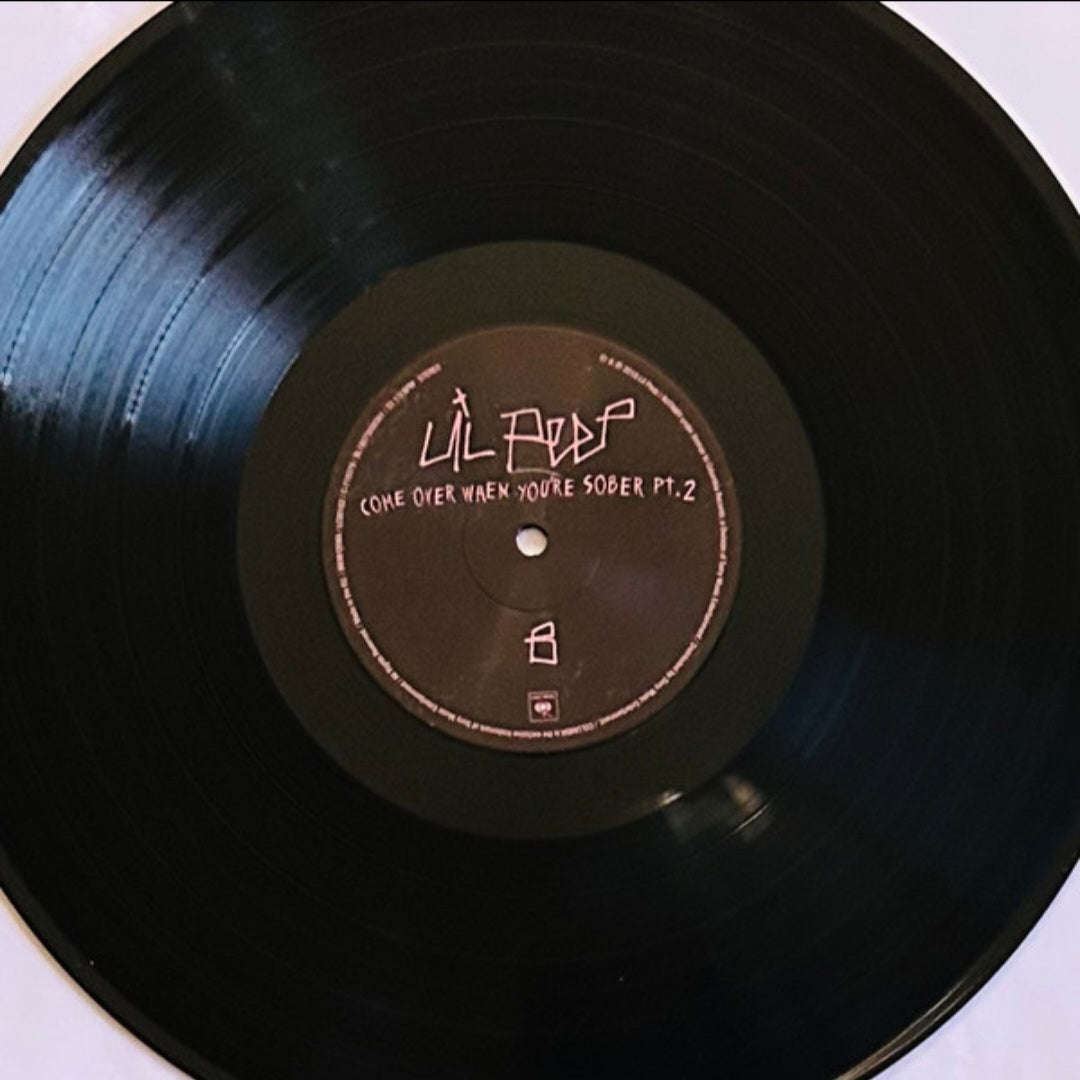 LIL PEEP : COME OVER WHEN YOU'RE SOBER LTD 2LP 180G PINK BLACK VINYL