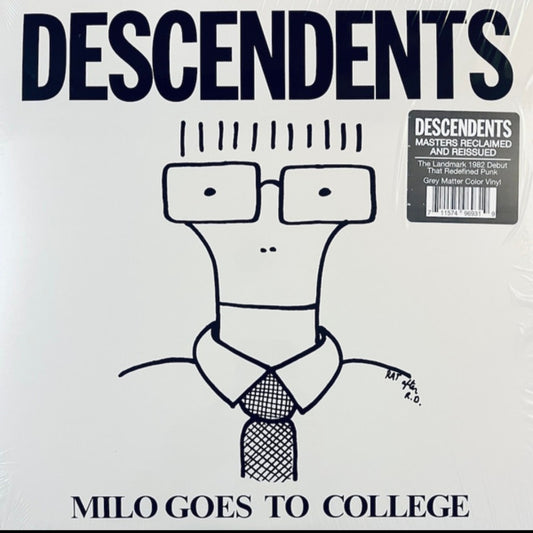 DESCENDENTS : MILO GOES TO COLLEGE LTD LP 180G GREY MATTER COLOURED VINYL