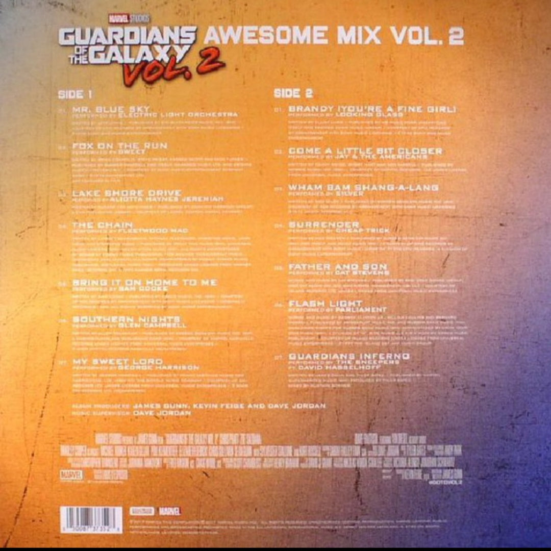 GUARDIANS OF THE GALAXY AWESOME MIX 2 LP 180G