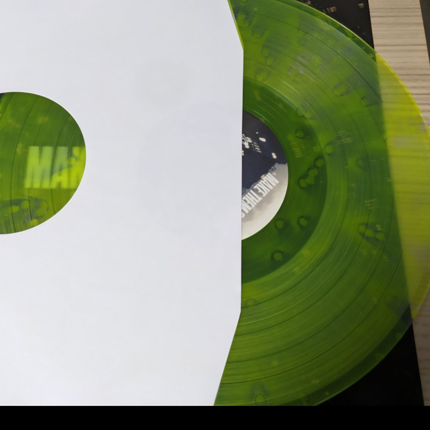 MAKE THEM SUFFER : MAKE THEM SUFFER LTD LP 180G CLEAR NEON YELLOW VINYL