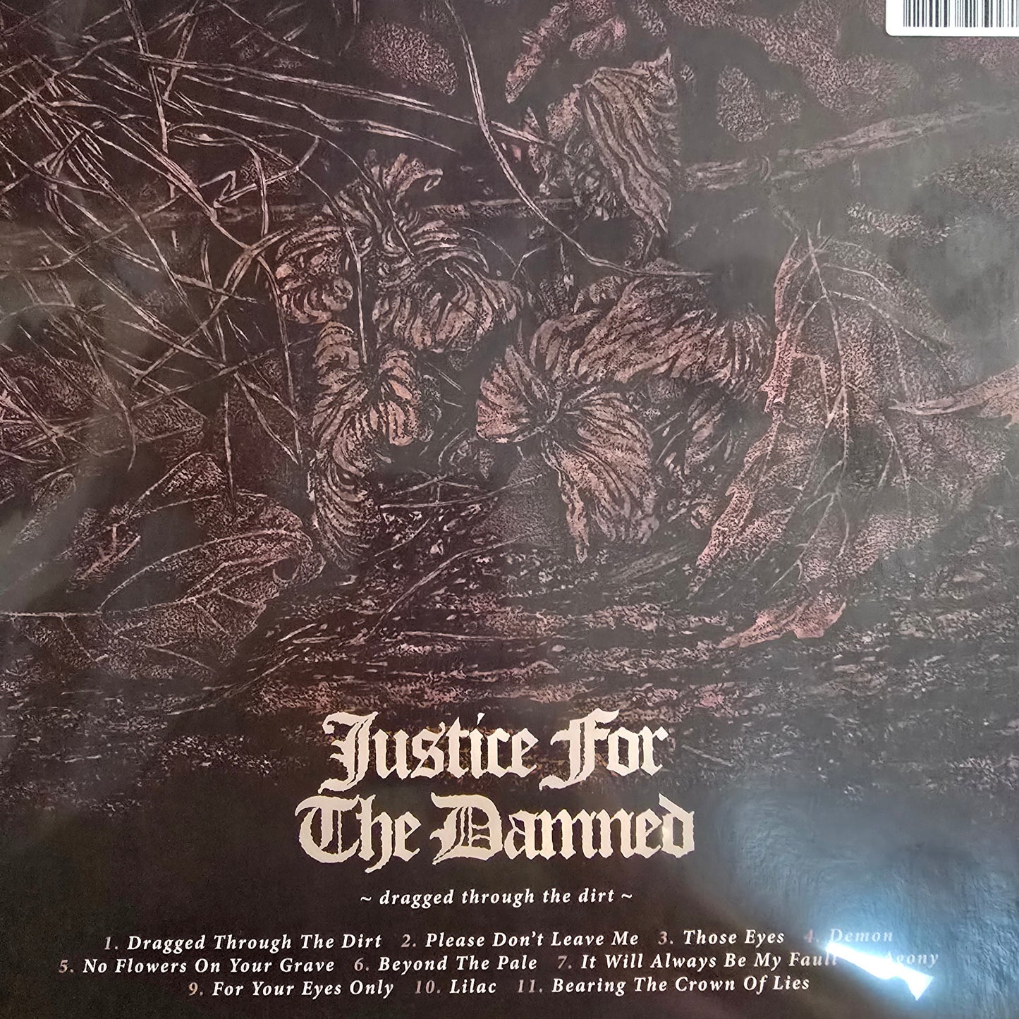 JUSTICE FOR THE DAMNED : DRAGGED THROUGH THE DIRT LP 180G