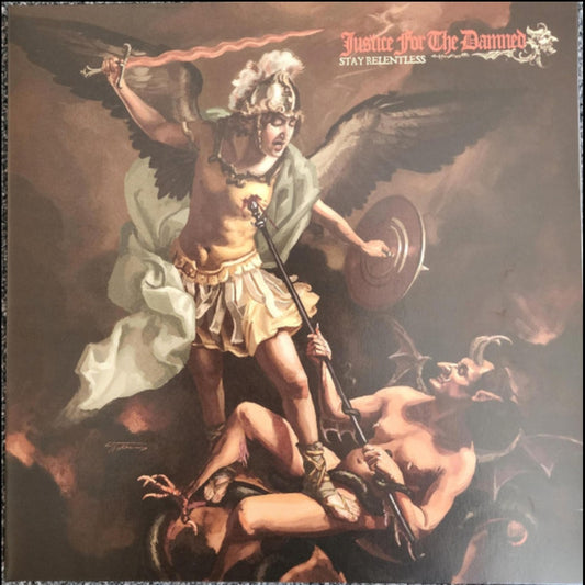 JUSTICE FOR THE DAMNED : STAY RELENTLESS LTD LP 180G BLUE BLACK SPLATTER VINYL