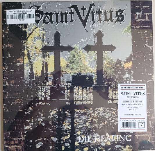 SAINT VITUS : DIE HEALING LTD LP 180G WHITE MARBLED VINYL