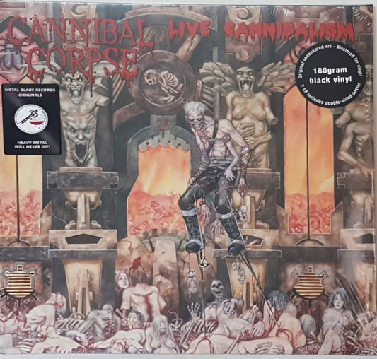 CANNIBAL CORPSE : LIVE CANNIBALISIM LTD 2LP 180G INC POSTER