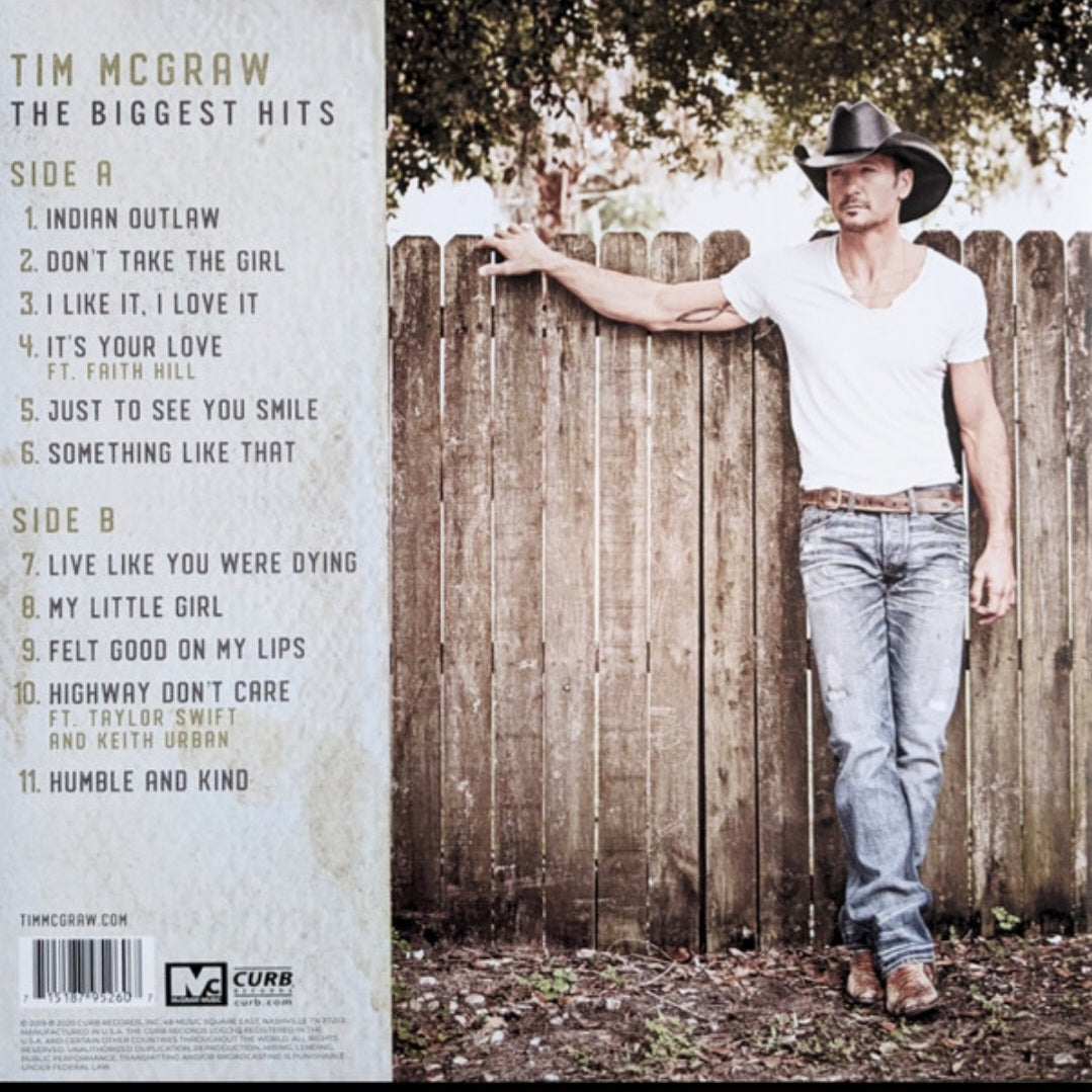 TOM MCGRAW : THE BIGGEST HITS LP 180G