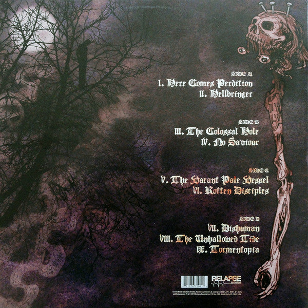 COFFINS : THE FLESHLAND LTD 2LP 180G PINK PURPLE SPLATTER VINYL