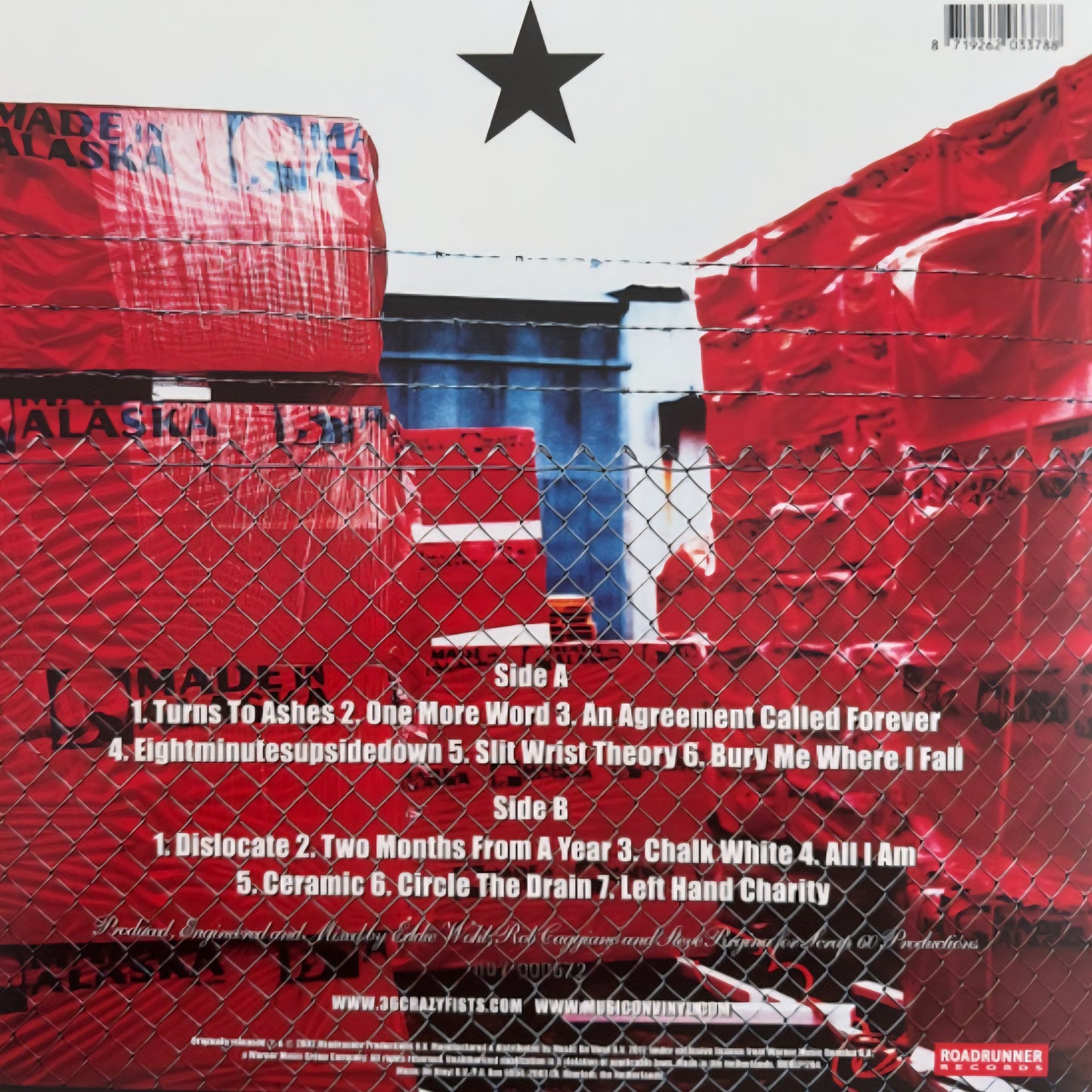 36 CRAZYFISTS : BITTERNESS THE STAR LP 180G