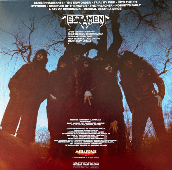 TESTAMENT : THE NEW ORDER LTD LP 180G BLUE PINK SWIRL VINYL