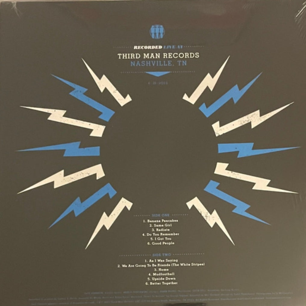 JACK JOHNSON : LIVE AT THIRD MAN RECORDS LP 180G