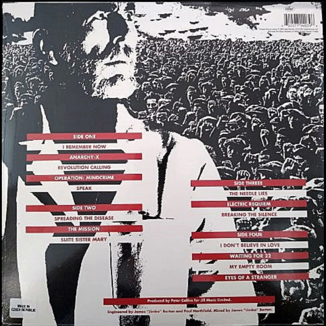 QUEENSRYCHE : OPERATION MINDCRIME 2LP 180G