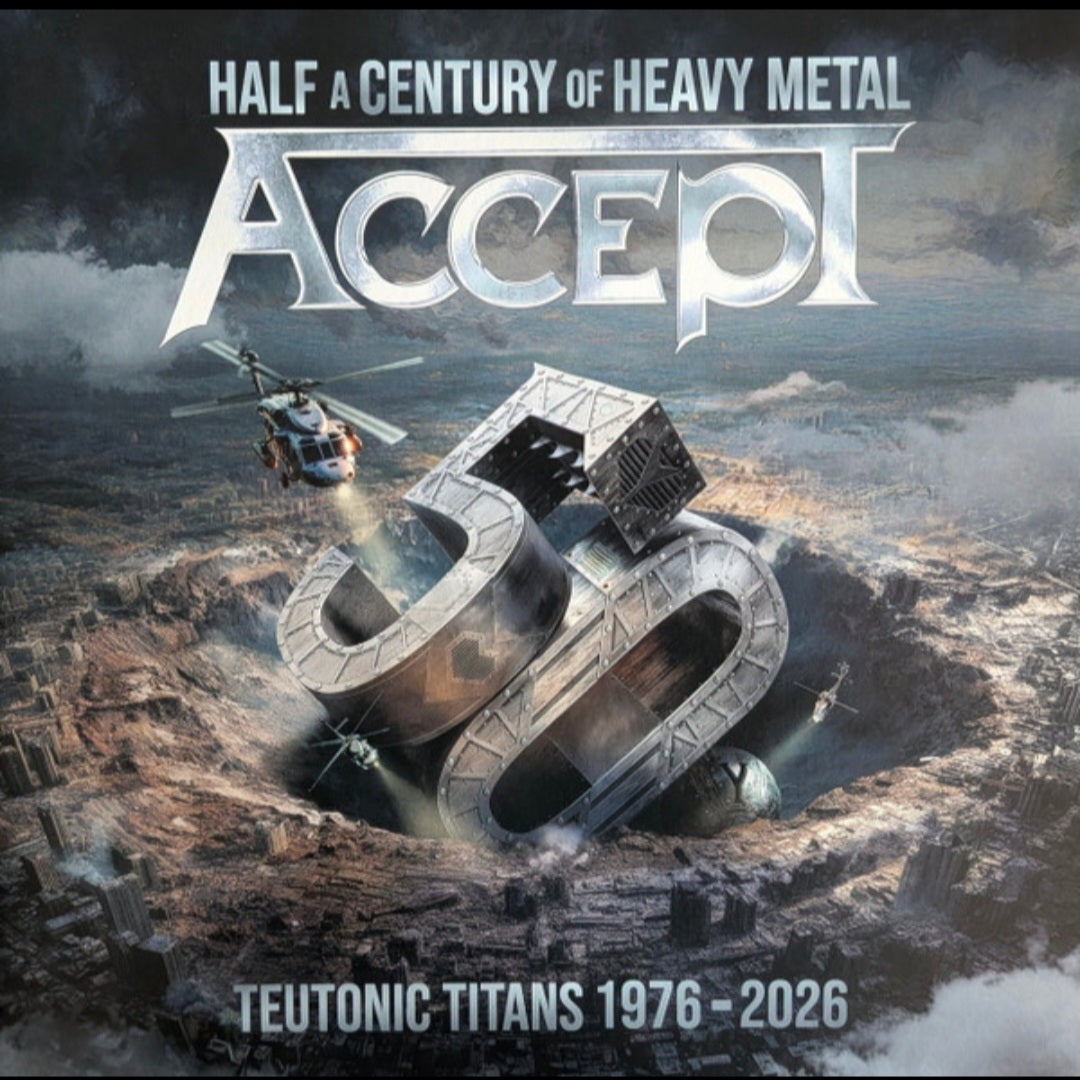 ACCEPT : HALF A CENTURY OF HEAVY METAL-TEUTONIC TITANS 1976-2026 LTD 2LP 180G SILVER VINYL