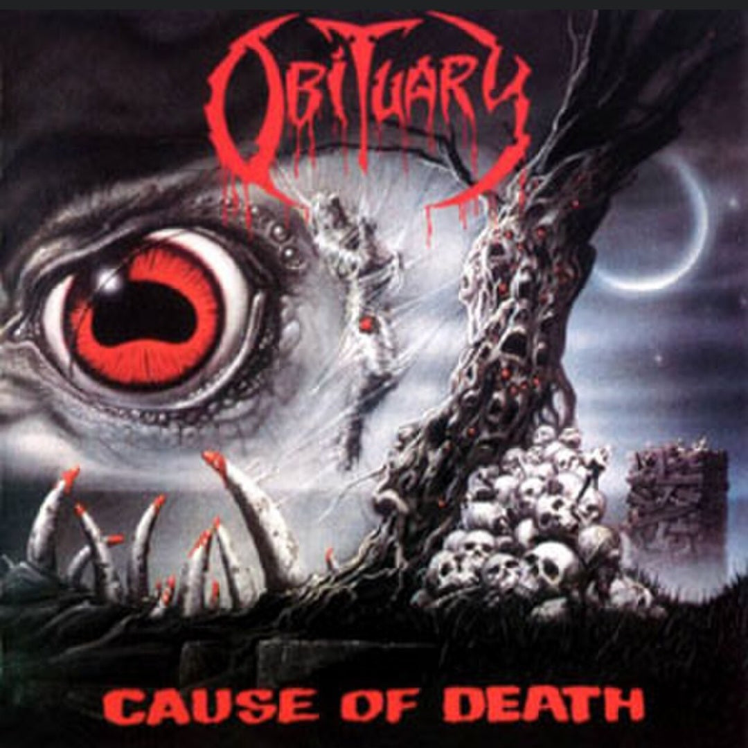 OBITUARY : CAUSE OF DEATH LTD LP 180G BLACK GREY SPLATTER VINYL