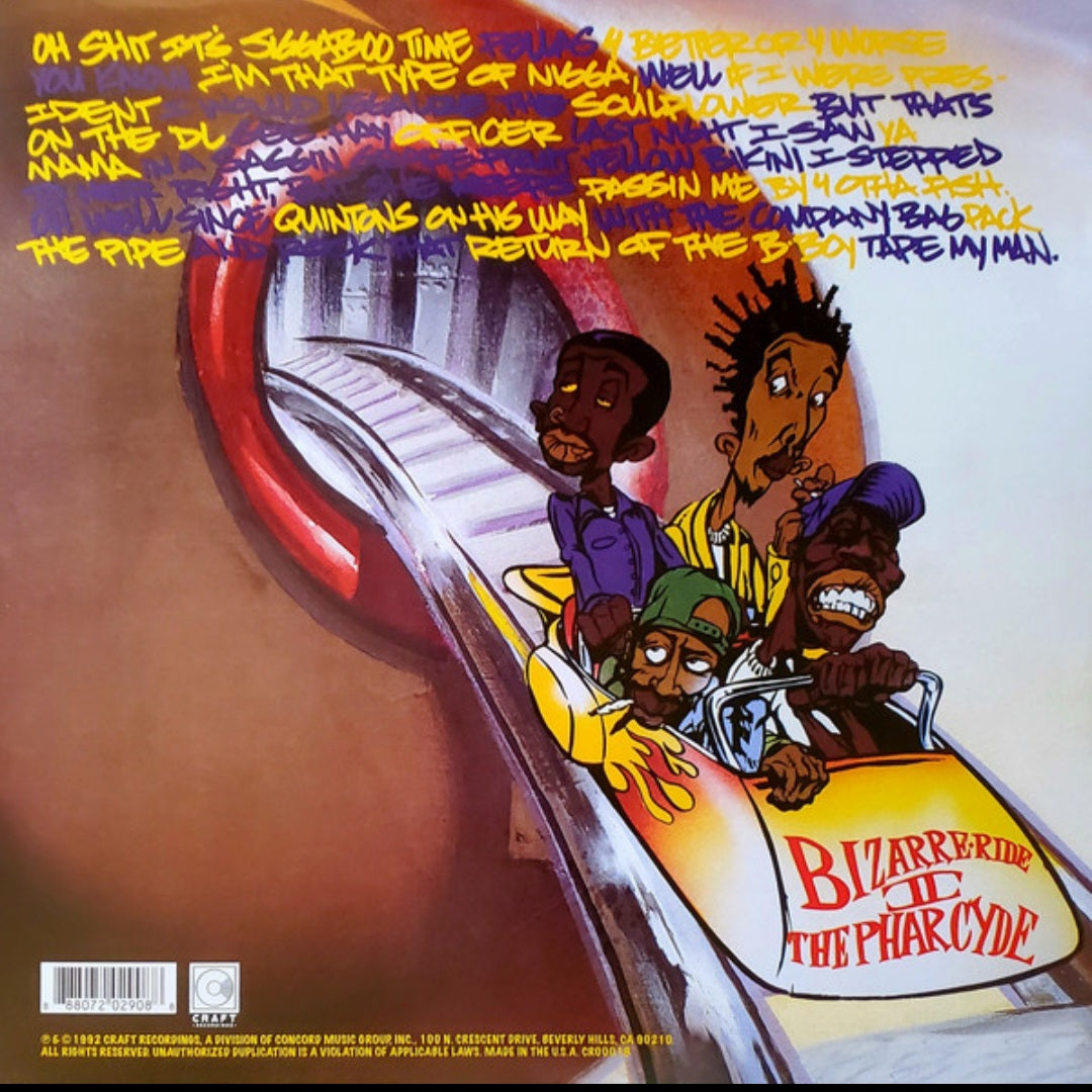THE PHARCYDE : BIZZARE RIDE II LTD 2LP 180G TRANSLUCENT YELLOW & BLUE VINYL
