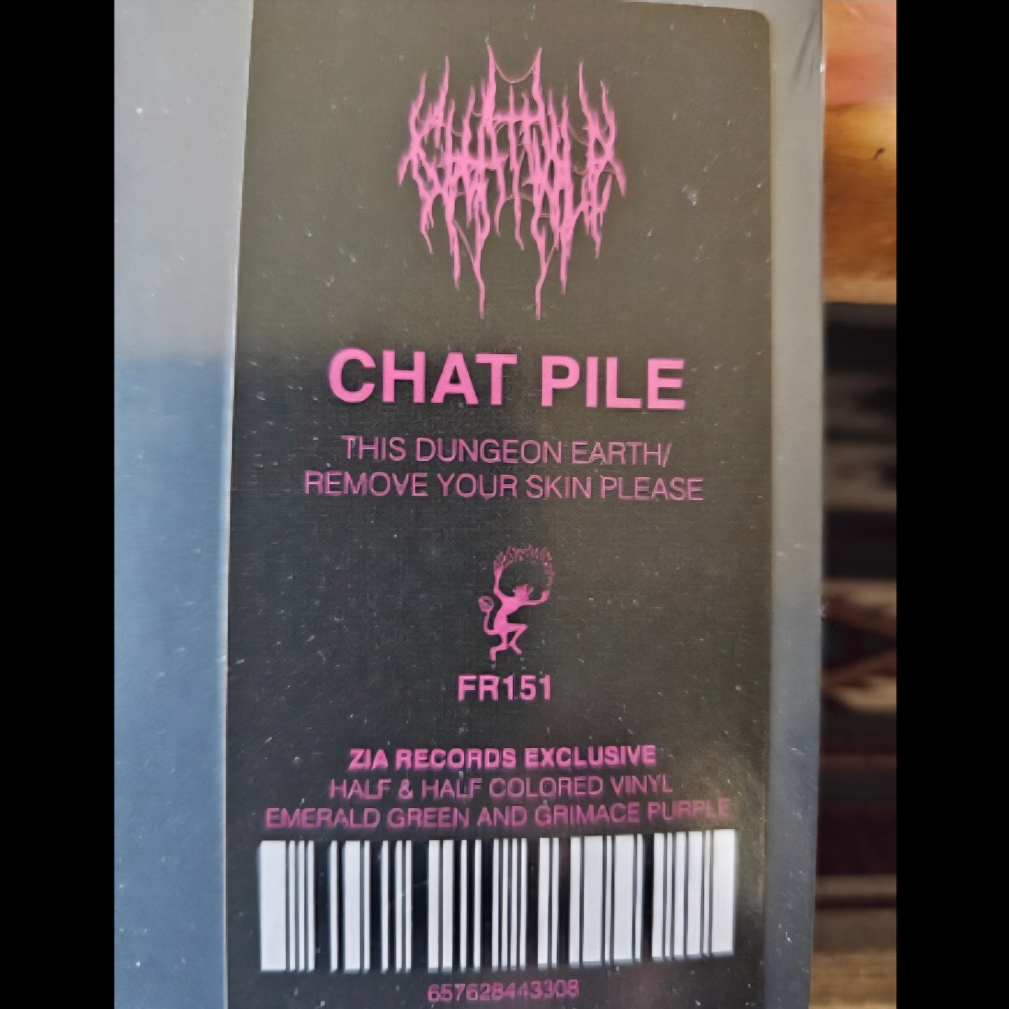 CHAT PILE : DUNGEON EARTH/REMOVE YOUR SKIN PLEASE LTD LP 180G BLUE VINYL