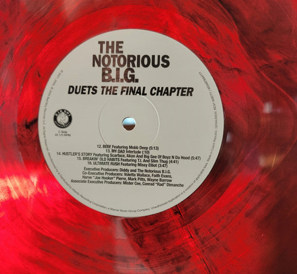 THE NOTORIOUS B.I.G : DUETS THE FINAL CHAPTER LTD RSD 2LP 180G RED VINYL INC BONUS 7"