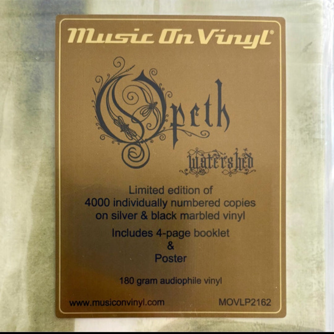 OPETH : WATERSHED LTD NUM 2LP 180G SILVER BLACK MARBLED VINYL