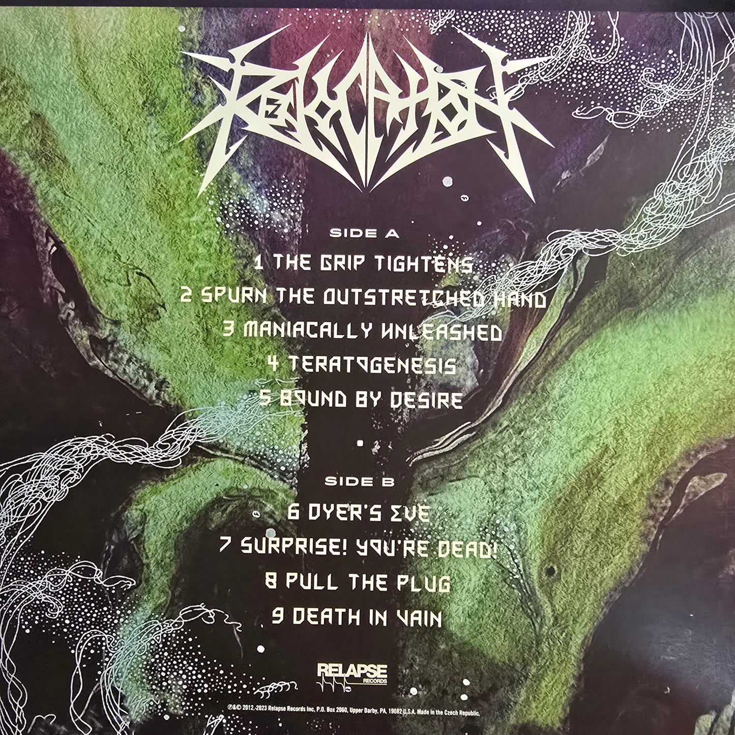 REVOCATION : TERATOGENESIS LTD LP 180G CUSTOM GALAXY EDITION