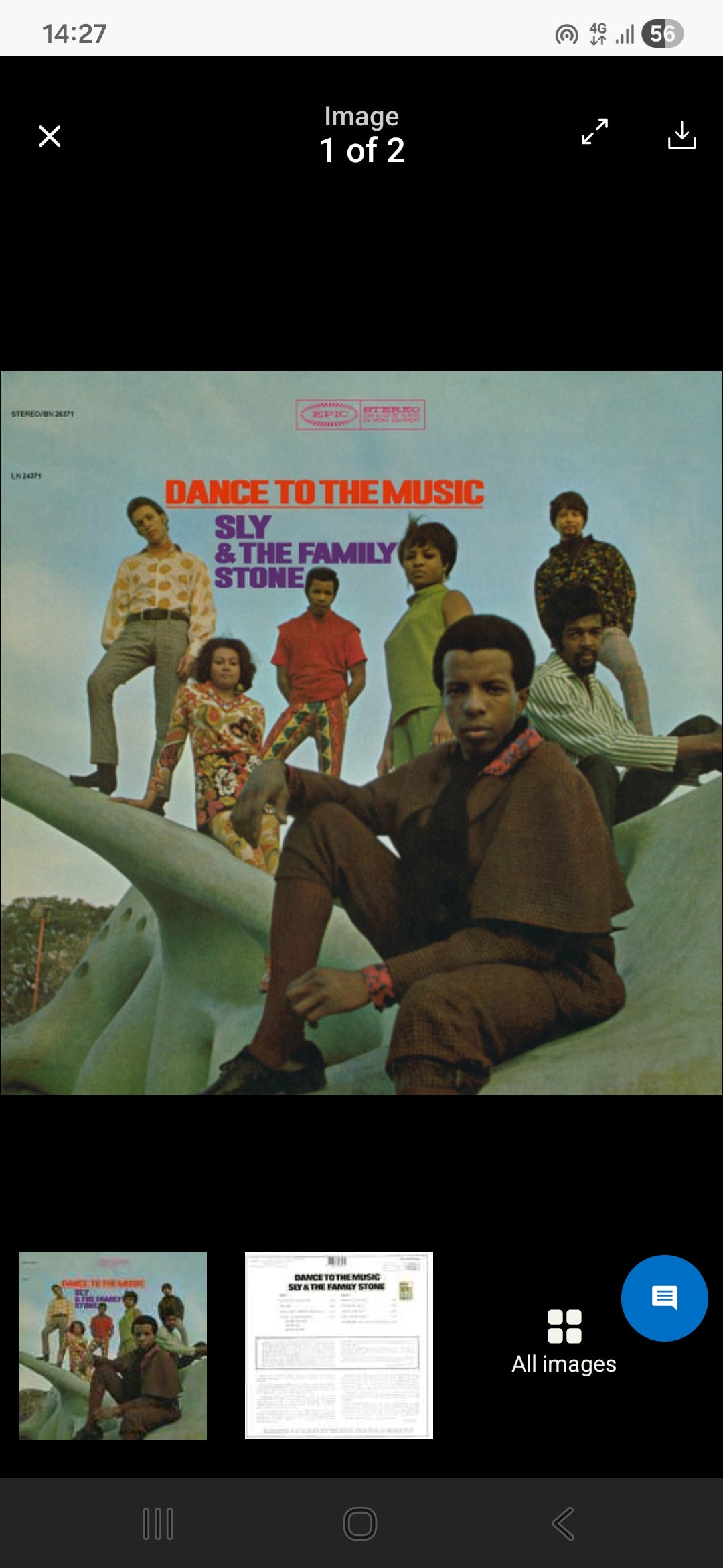 SLY & THE FAMILY STONE : DANCE TO THE MUSIC LP 180G