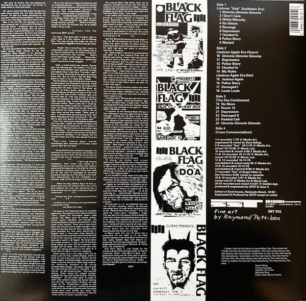 BLACK FLAG : EVERYTHING WENT BLACK 2LP 180G