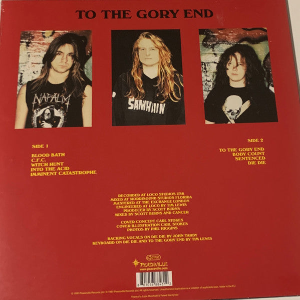 CANCER : TO THE GORY END LTD LP 180G YELLOW VINYL