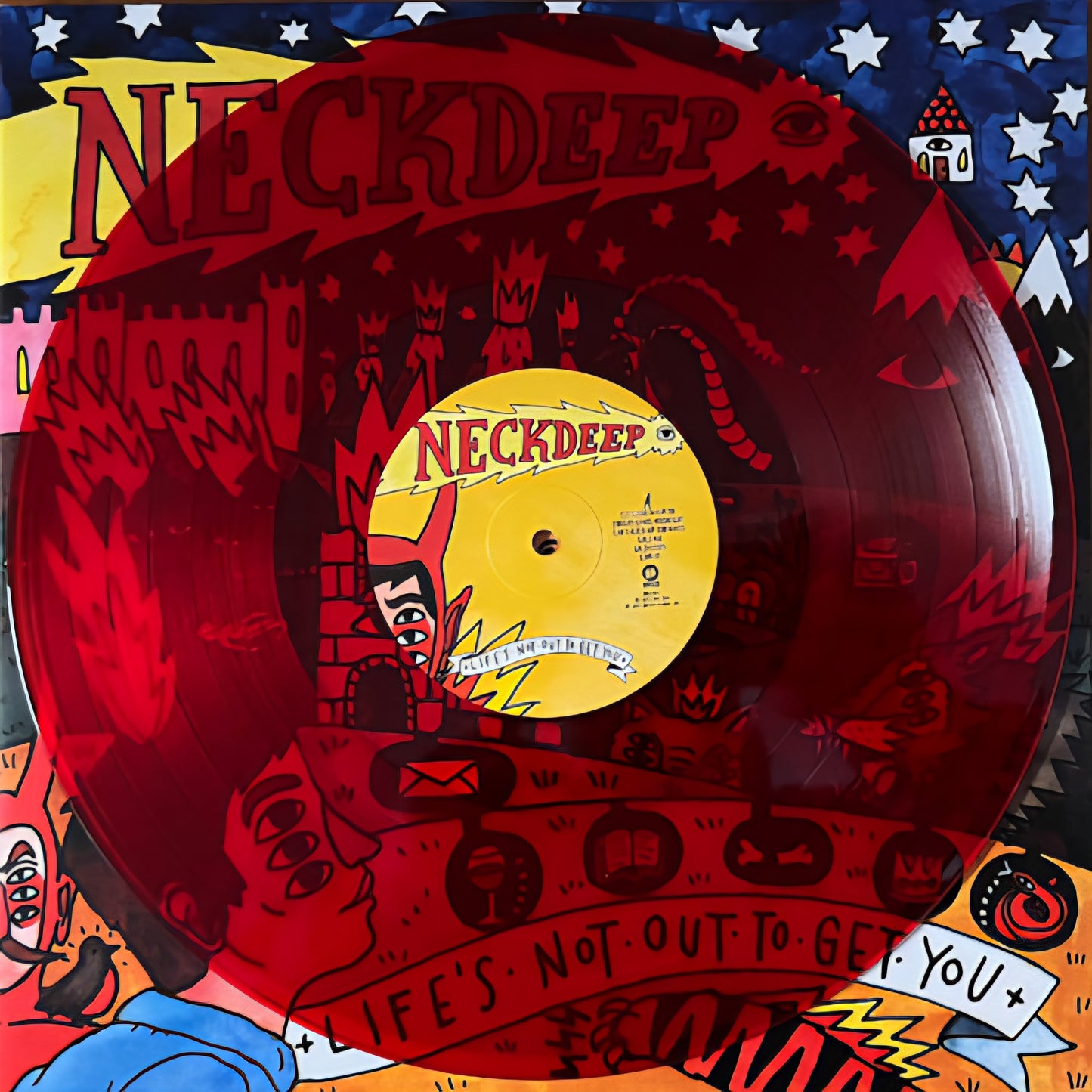 NECKDEEP : LIFE'S NOT OUT TO GET YOU LTD LP 180G RED VINYL